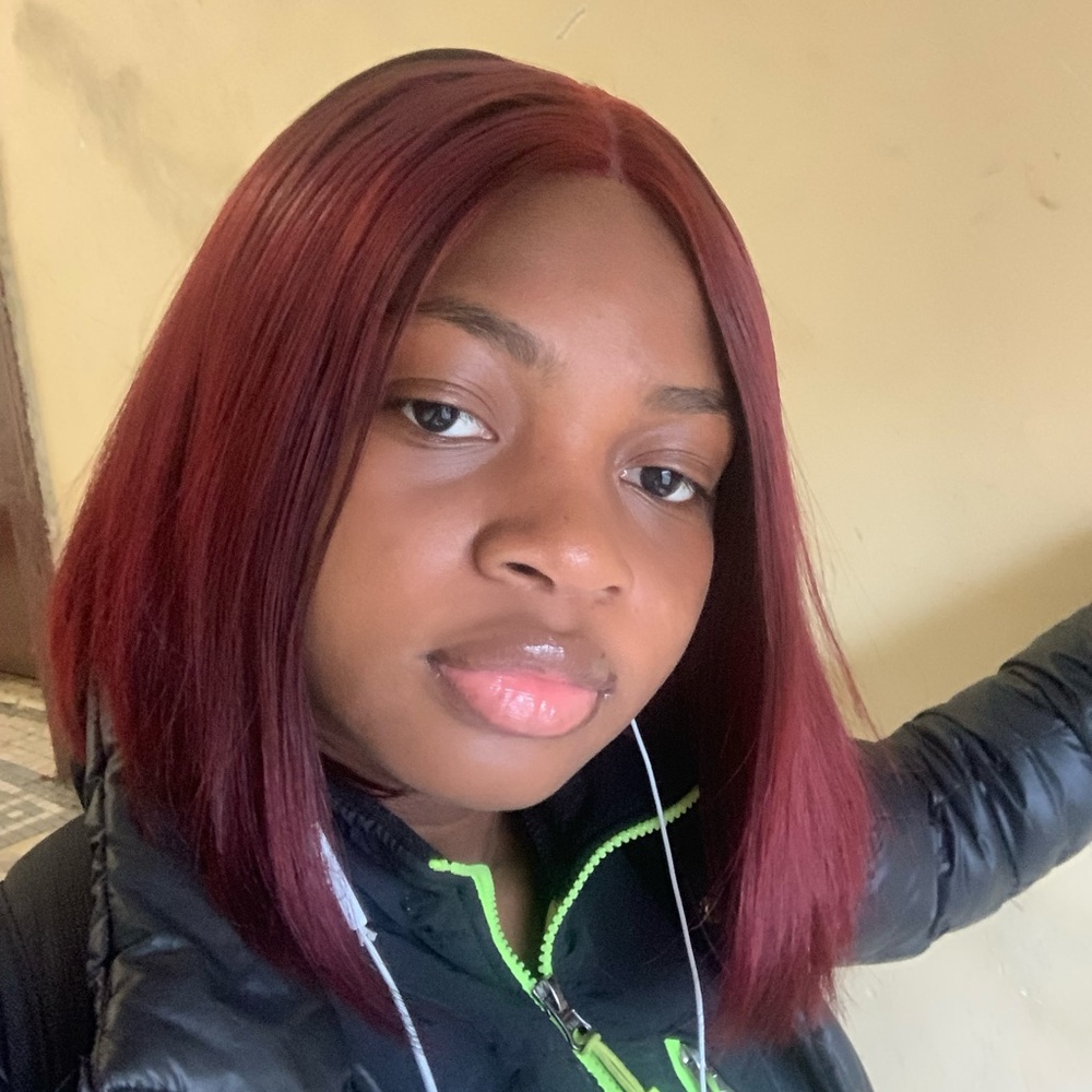 Red Human Hair Bob Wig